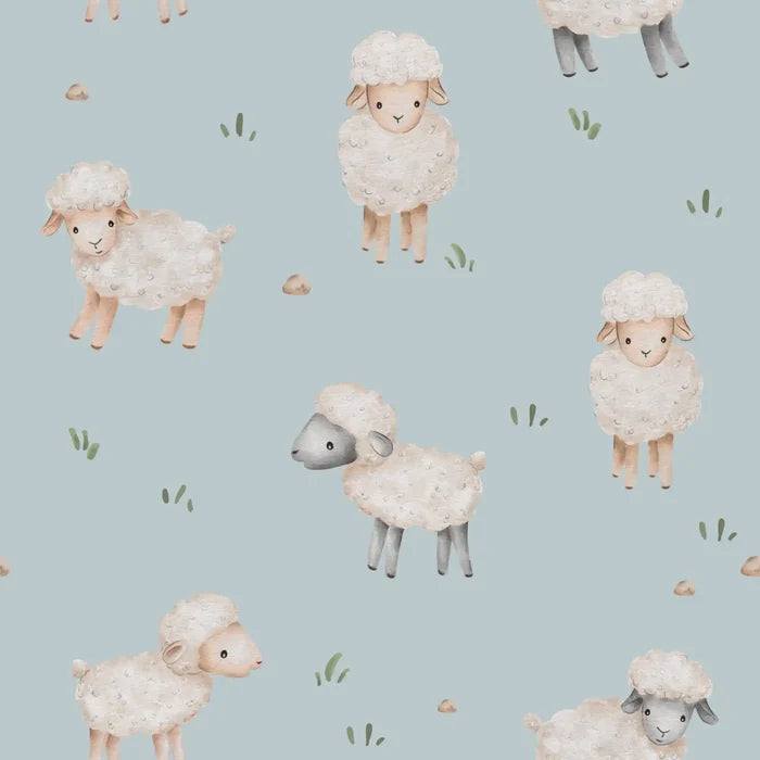 Sheep Babyblue - Family Fabrics B.V.