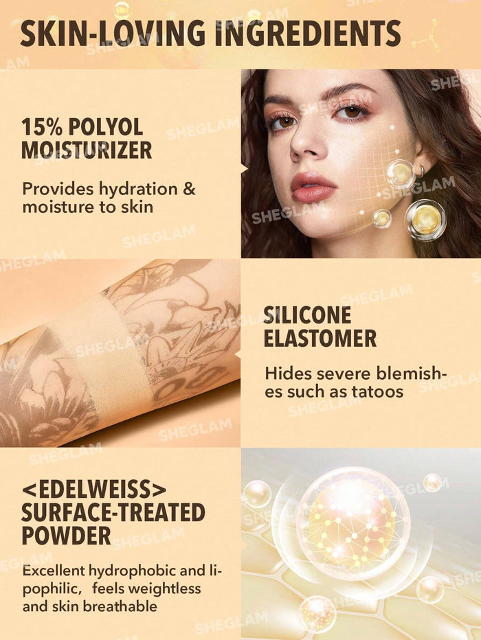 SHEGLAM Cream Concealer – Almond
