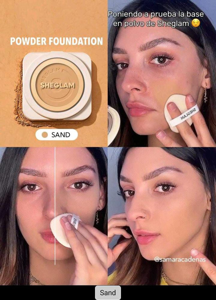 SHEGLAM Powder Foundation in Sand – Fast Delivery in 5 Days