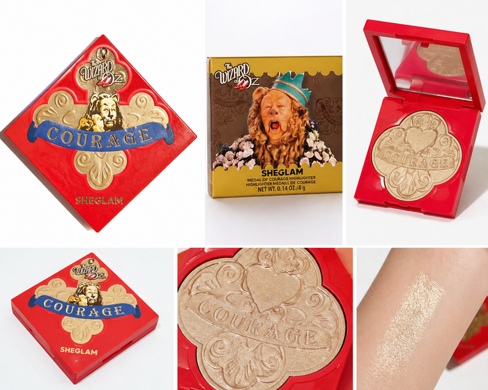 SHEGLAM The Wizard of Oz Highlighter – Courage Lighter Medal of Courage Highlighter – Glow Face Powder 4g