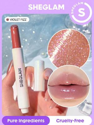 SHEGLAM Violet Fizz â€“ Hydrating Lipstick with Iridescent Shine