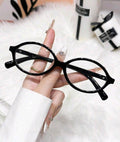 SHEIN Black Oval Fashion Glasses – Fast Delivery in 5 Days