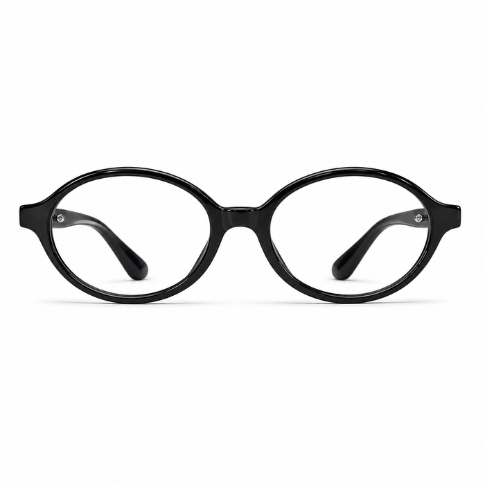 SHEIN Black Oval Fashion Glasses – Fast Delivery in 5 Days