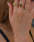 SHEIN Butterfly Hand Chain Ring Set – Fast Delivery in 5 Days