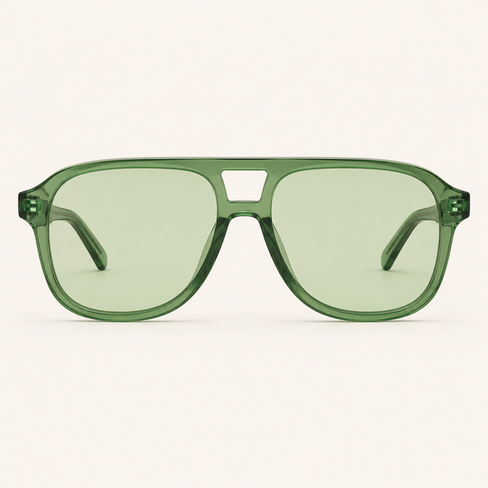 SHEIN Green Oversized Aviator Style Sunglasses – Fast Delivery in 5 Days