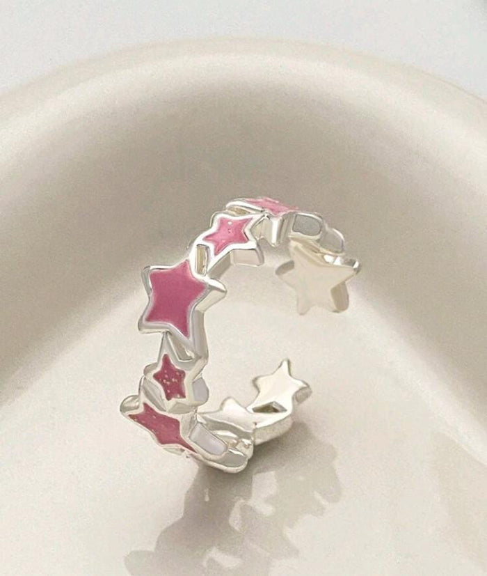 SHEIN Pink Star Open Ring – Fast Delivery in 5 Days