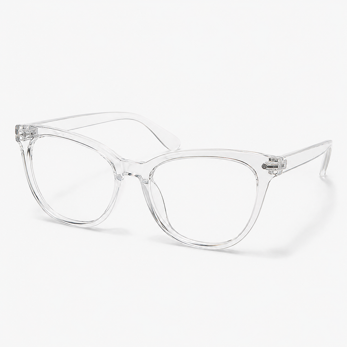 SHEIN Transparent Cat-Eye Blue Light Glasses – Fast Delivery in 5 Days