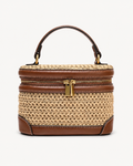 SHEIN Women Khaki Woven Mini Vanity Bag