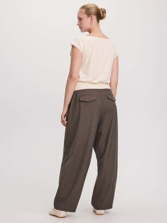 Short-Sleeve Off-the-Shoulder Top