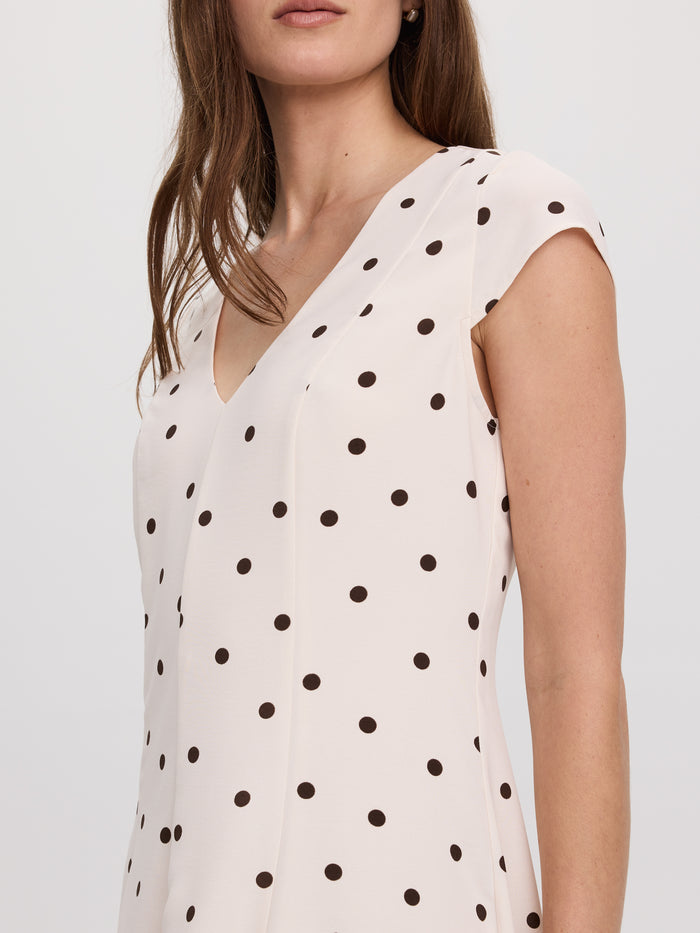Shortsleeve V-Neck Dress