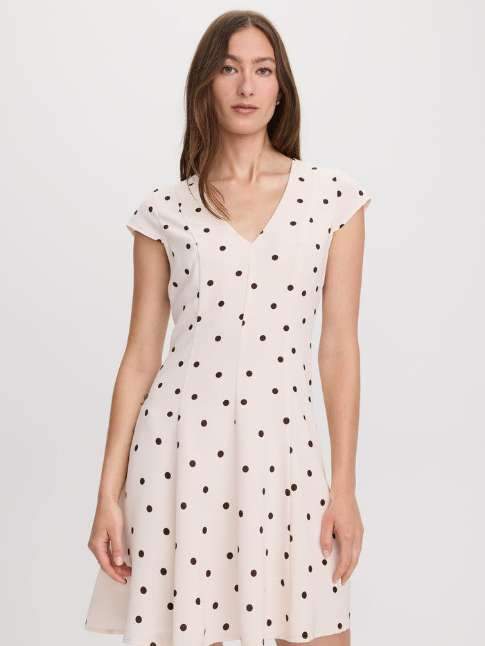 Shortsleeve V-Neck Dress