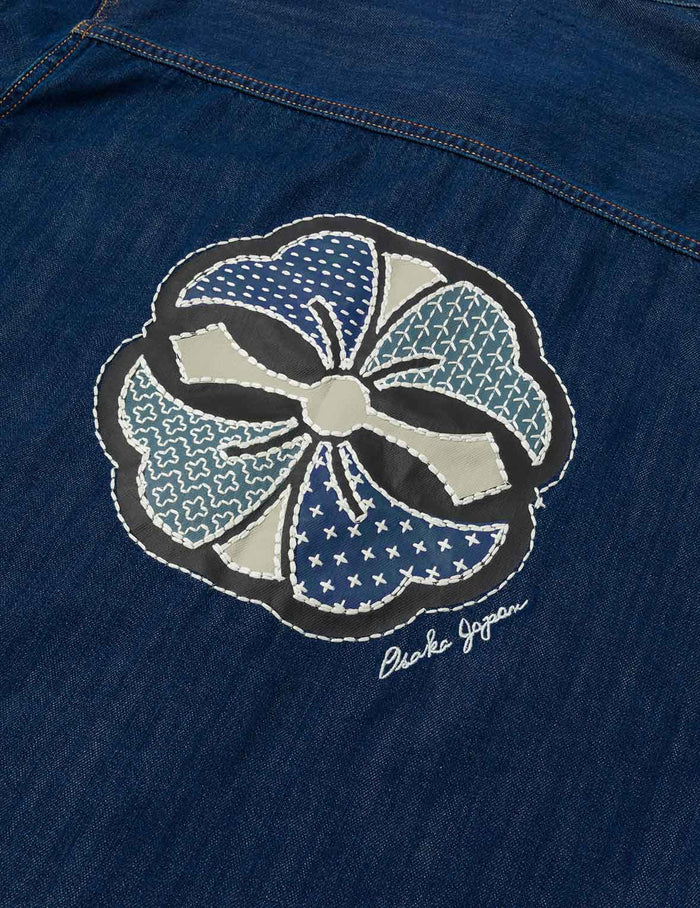 Shshiko Kamon Relax Fit Denim Shirt