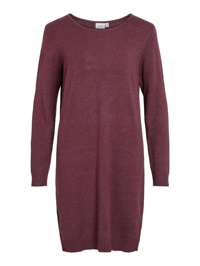 Sienna Knit Dress (Fig/Dark Melanage)
