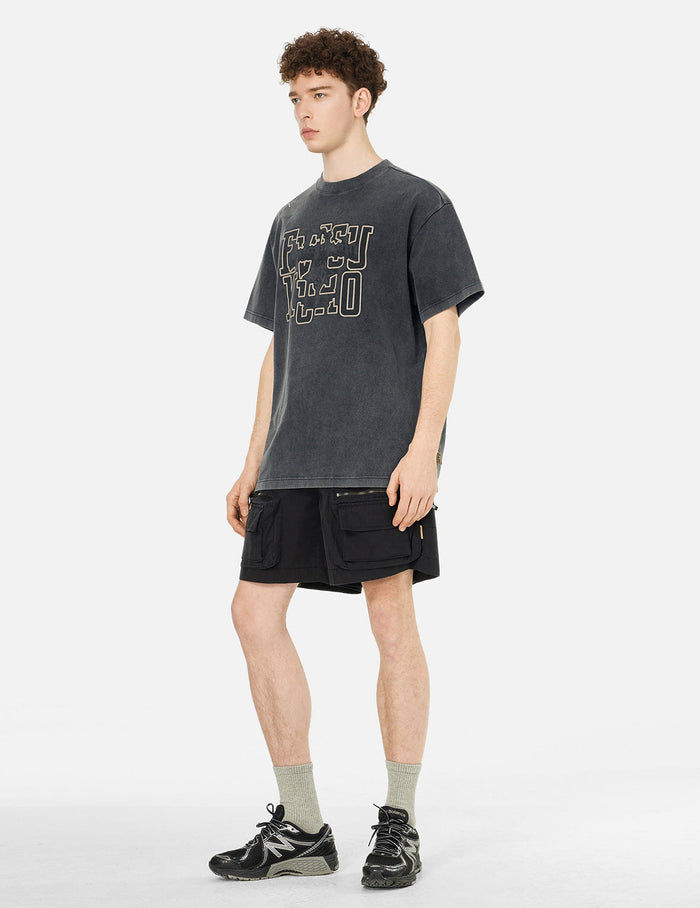 Sketch Logo Print Relax Fit T-Shirt