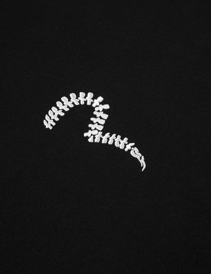 Skull and Seagull Print Oversized T-Shirt