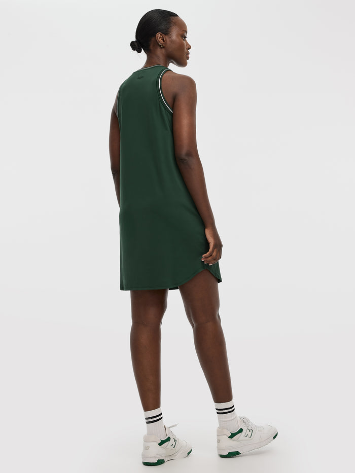 Sleeveless Crew-Neck Dress - Hyba