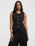 Sleeveless Fitted Vest