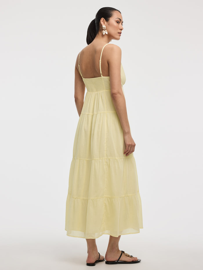 Sleeveless Maxi Dress with Sweetheart Neckline