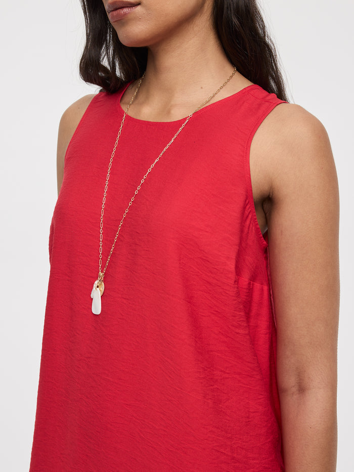 Sleeveless Swing Dress