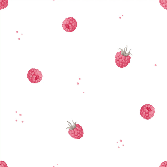 Small Raspberry White - Family Fabrics B.V.
