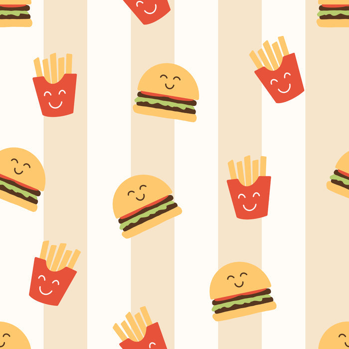 Smiley Foods Stripes - Family Fabrics B.V.