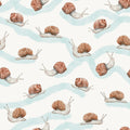 Snails With Slime OffWhite - Family Fabrics B.V.