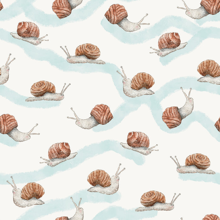 Snails With Slime OffWhite - Family Fabrics B.V.