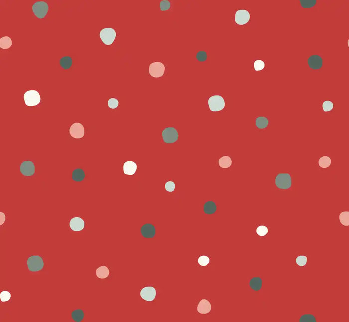 Snow Dot Red - Family Fabrics B.V.