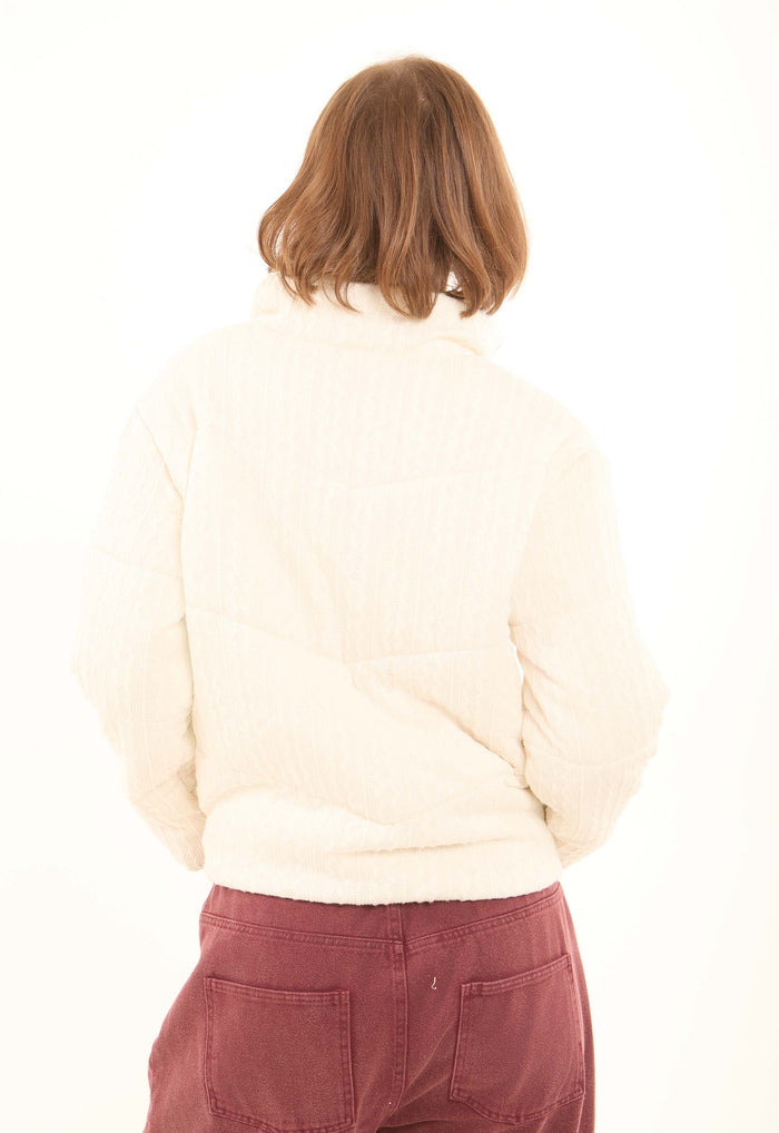 Soft Fleece High Neck Zip Jacket