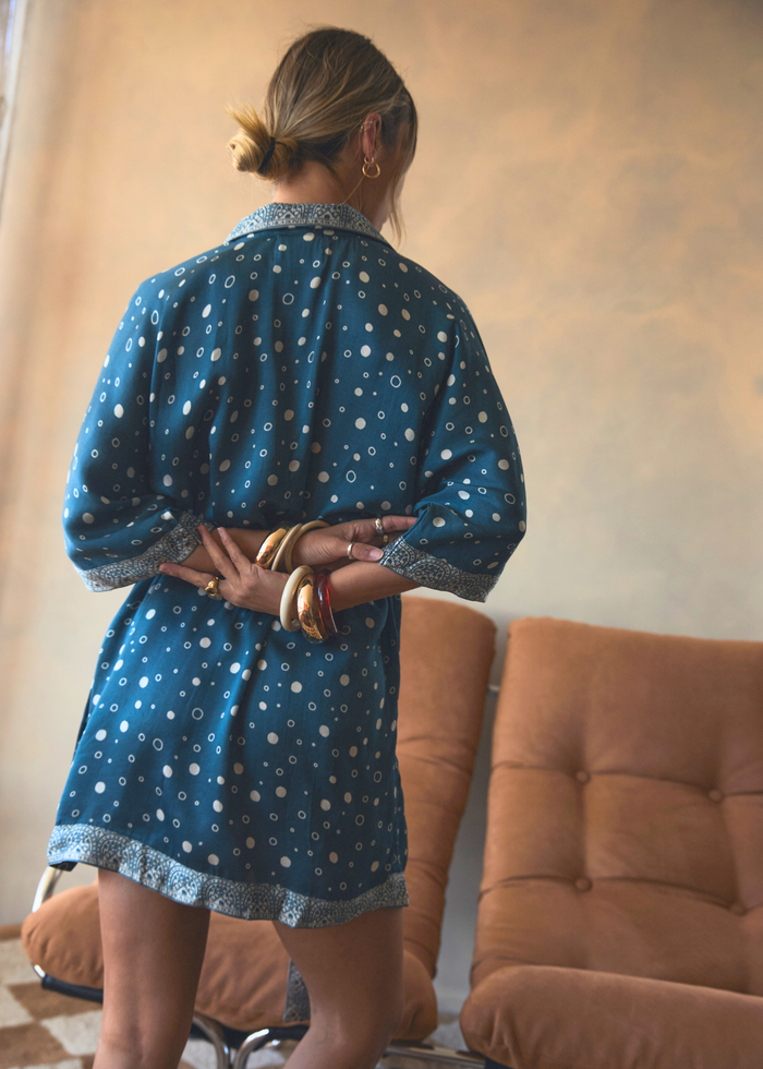 Sol Mini Wrap Dress | Teal