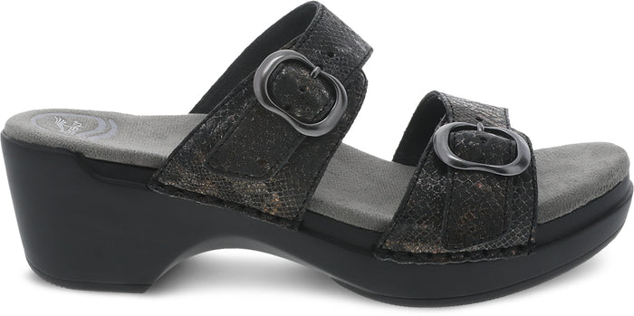 Sophie - Metallic Black Python