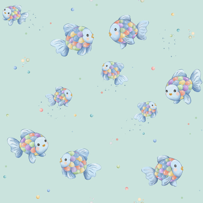 SparklingFish-Seafoam - Family Fabrics B.V.