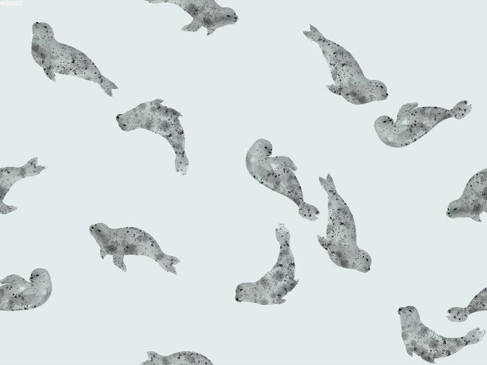 Spotted Seal Blue - Family Fabrics B.V.