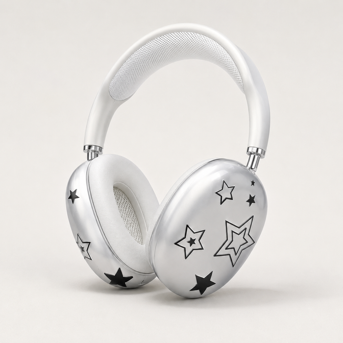 Star Print Over Ear Headphone Protective Cover