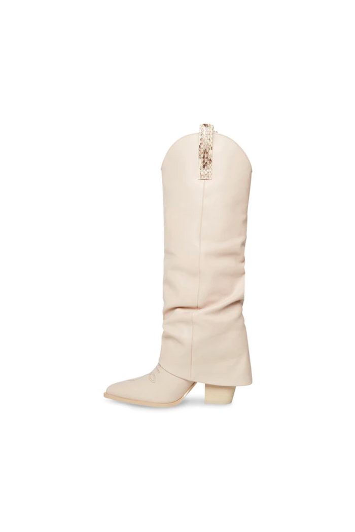 leather Steve Madden pointed toe western boot