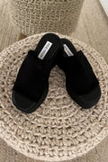 black steve madden sandals - chunky salndals