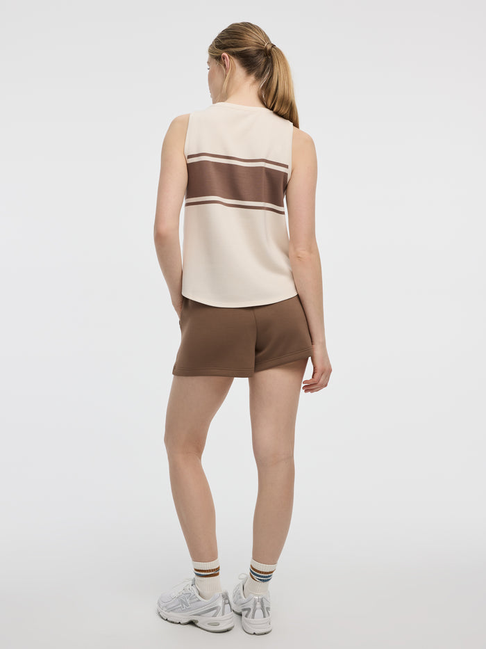 Striped Crew-Neck Tank - HYLUX - Hyba