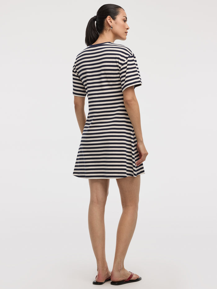 Striped T-Shirt Mini Dress