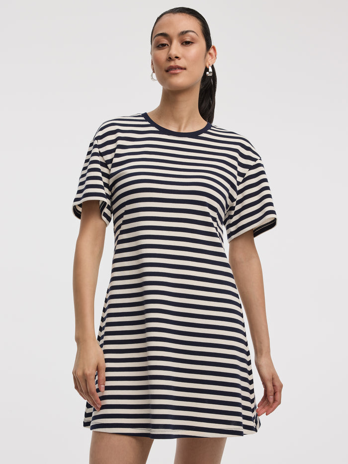 Striped T-Shirt Mini Dress