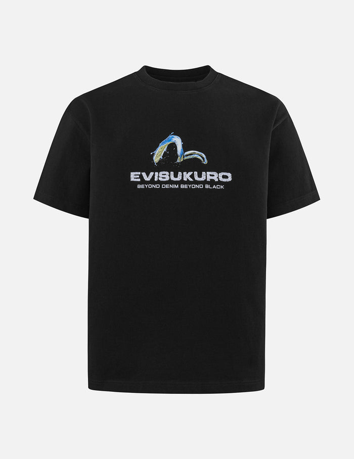 Surf Seagull Print Relax Fit T-shirt