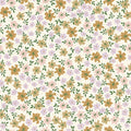 Suzanne Flowers Lila & Brown - Family Fabrics B.V.