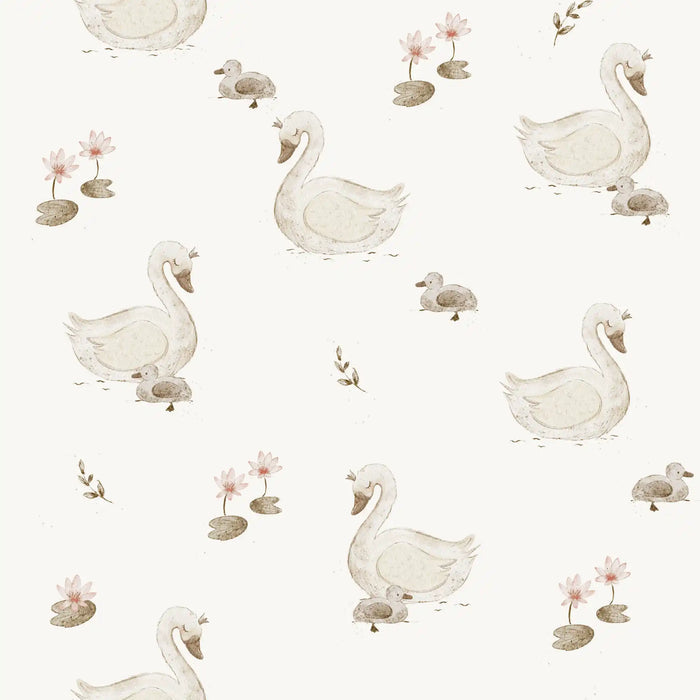 Swan Baby Offwhite - Family Fabrics B.V.