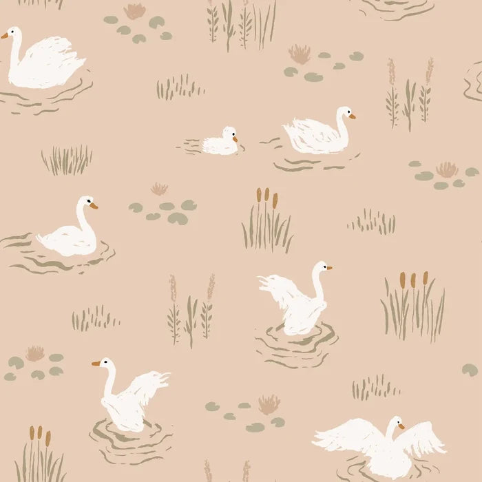Swans Coral - Family Fabrics B.V.