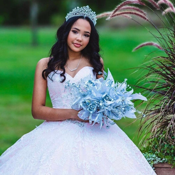 Sweetheart Princess Quinceanera Dress - Envious Designs