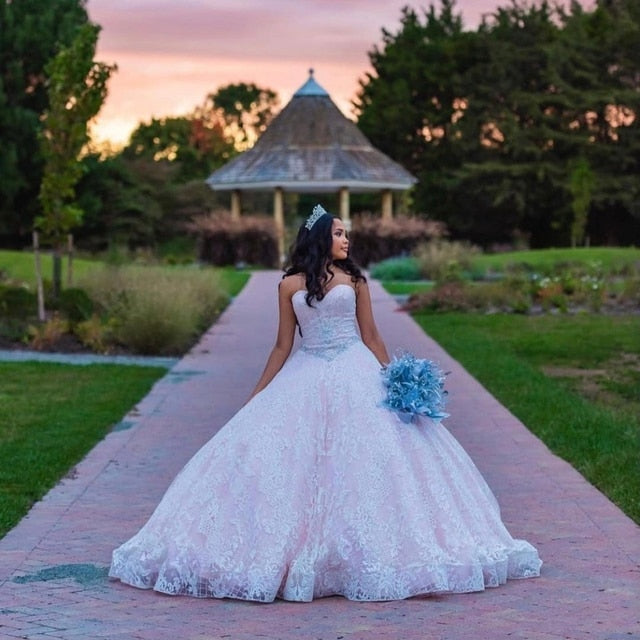 Sweetheart Princess Quinceanera Dress - Envious Designs