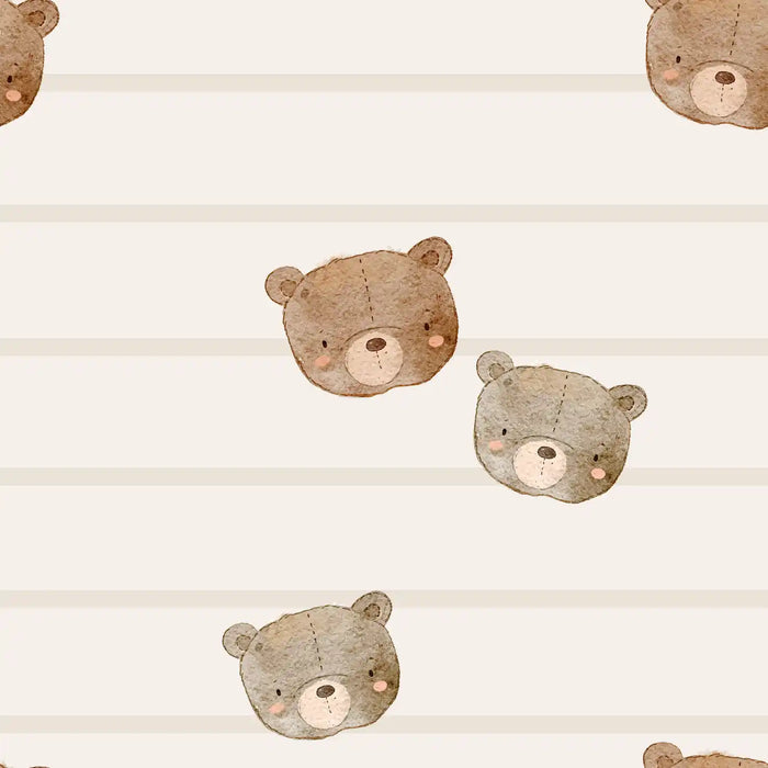 Teddy Bear Stripes - Family Fabrics B.V.