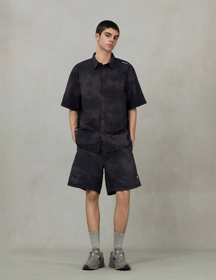 Tie-Dye Relax Fit Short-Sleeves Shirt