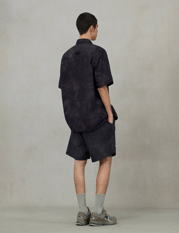Tie-Dye Relax Fit Short-Sleeves Shirt