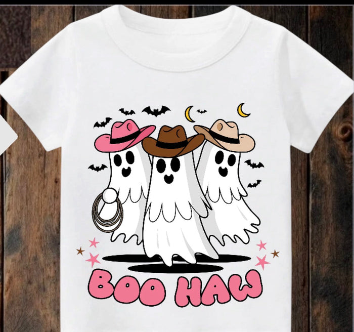 Tiny terror Tee- Boo 👻 Haw 🤠 Claxton Creations GB