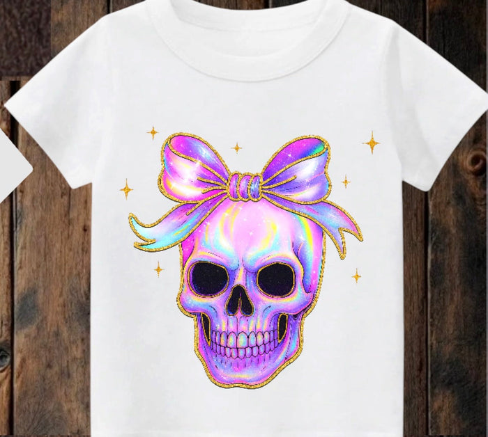 Tiny terror Tee- girlie 🎀 ghost 👻 oil-spill Claxton Creations GB